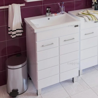 Тумба с раковиной САНТА Омега 60 напольная