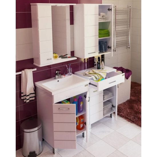 Тумба с раковиной САНТА Омега 60 напольная