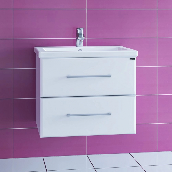 Тумба с раковиной САНТА Омега 60 подвесная