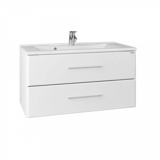 Тумба с раковиной САНТА Омега 90 подвесная, раковина Elen 90