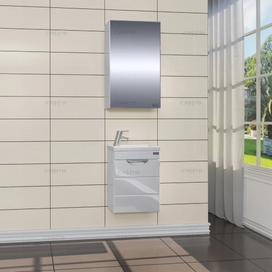 Тумба с раковиной САНТА Родос 40 подвесная