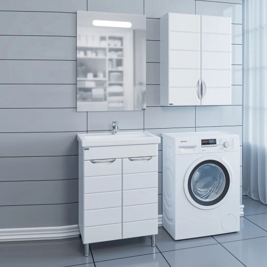 Тумба с раковиной САНТА Родос 60 напольная, раковина Фостер 60