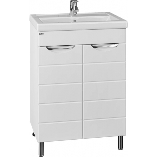 Тумба с раковиной САНТА Родос 60 напольная, раковина Фостер 60