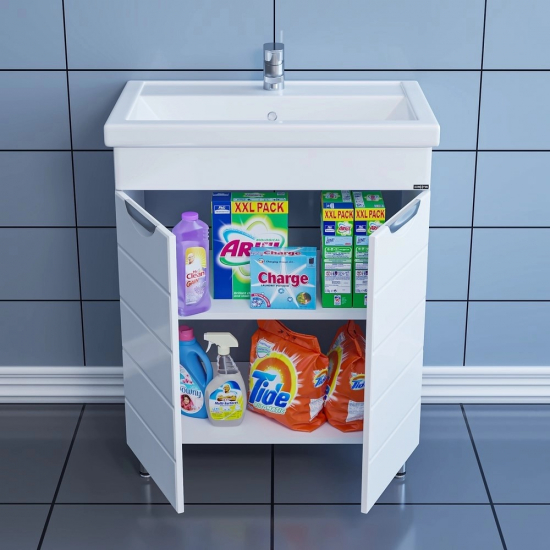 Тумба с раковиной САНТА Родос 70 напольная, раковина Фостер 70