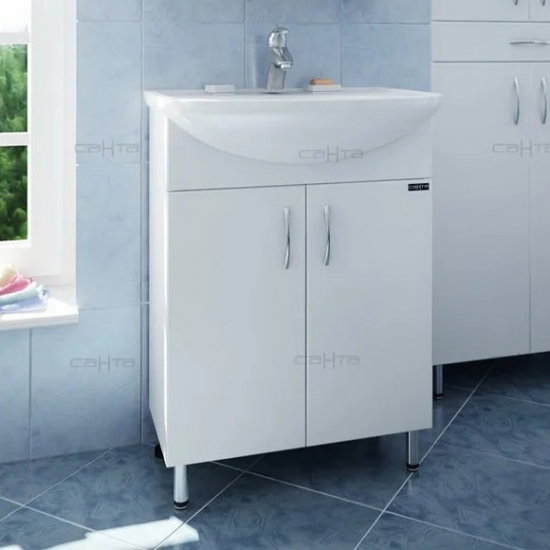 Тумба с раковиной САНТА Сити 60