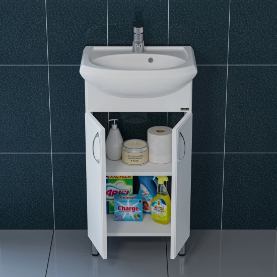 Тумба с раковиной САНТА Уют 45