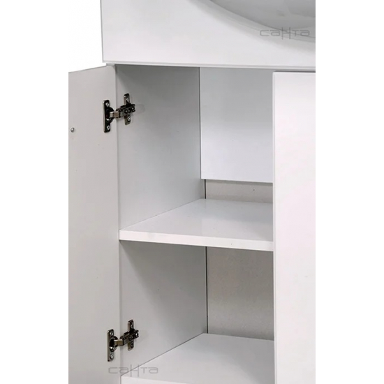 Тумба с раковиной САНТА Уют 55 2 двери, 2 ящика