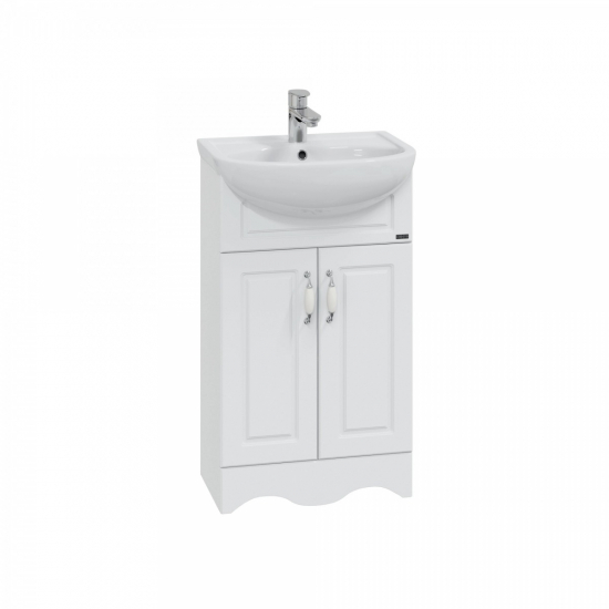 Тумба с раковиной САНТА Верона 50 напольная, 2 двери