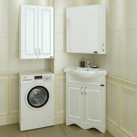 Тумба с раковиной САНТА Верона 60 угловая