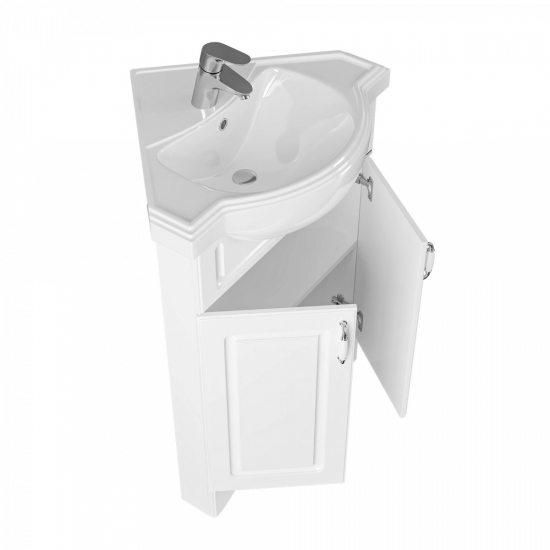 Тумба с раковиной САНТА Верона 60 угловая