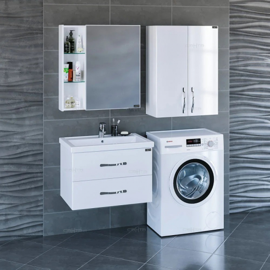 Тумба с раковиной САНТА Виктория 70 подвесная