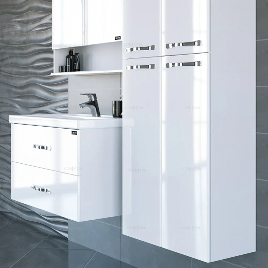 Тумба с раковиной САНТА Виктория 80 подвесная