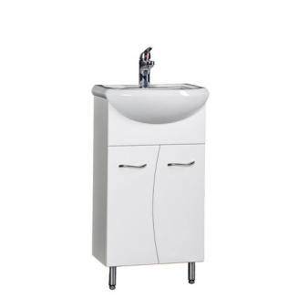 Тумба с раковиной SANTREK HOME Диана 45 напольная, раковина Уют 45