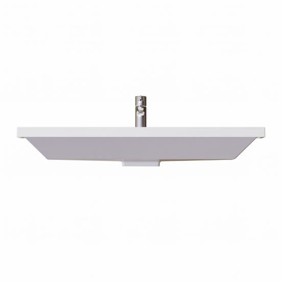 Тумба с раковиной SOLE Grand 100 подвесная, белая глянцева