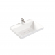 Тумба с раковиной SOLE Grand 60 подвесная, белая глянцева