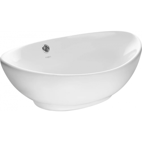 Тумба с раковиной STYLE LINE Атлантика 60 Люкс Plus, напольная, антискрейч, бежевая светлая