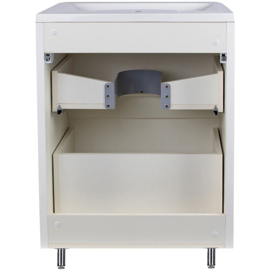 Тумба с раковиной STYLE LINE Атлантика 60 Люкс Plus, напольная, антискрейч