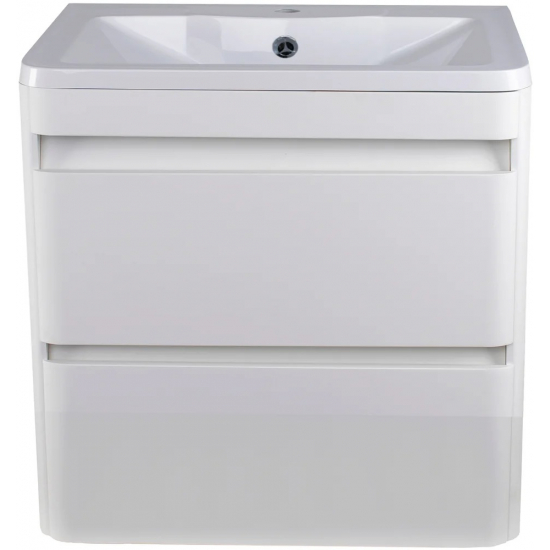 Тумба с раковиной STYLE LINE Атлантика 60 Люкс Plus, подвесная, антискрейч