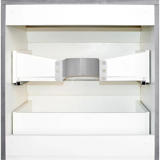 Тумба с раковиной STYLE LINE Атлантика 60 Люкс Plus, подвесная, бетон темный