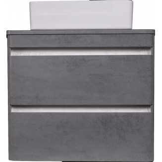 Тумба с раковиной STYLE LINE Атлантика 70 Люкс Plus, подвесная, бетон тёмный