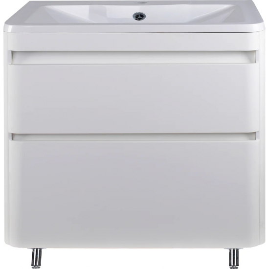 Тумба с раковиной STYLE LINE Атлантика 90 Люкс Plus, напольная, антискрейч