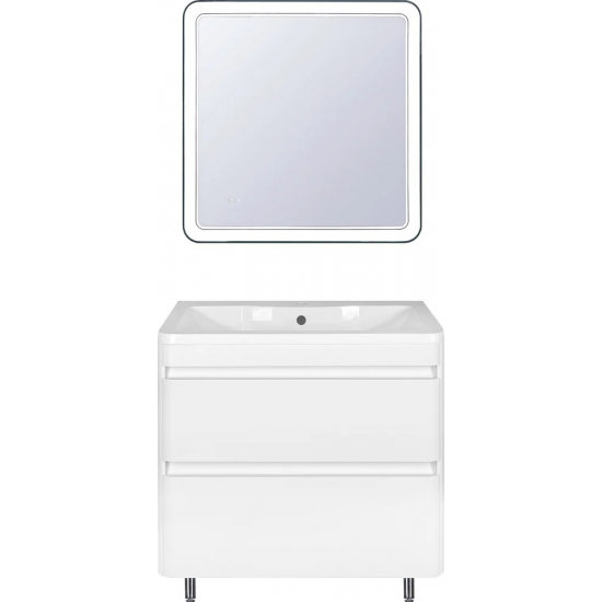 Тумба с раковиной STYLE LINE Атлантика 90 Люкс Plus, напольная, антискрейч