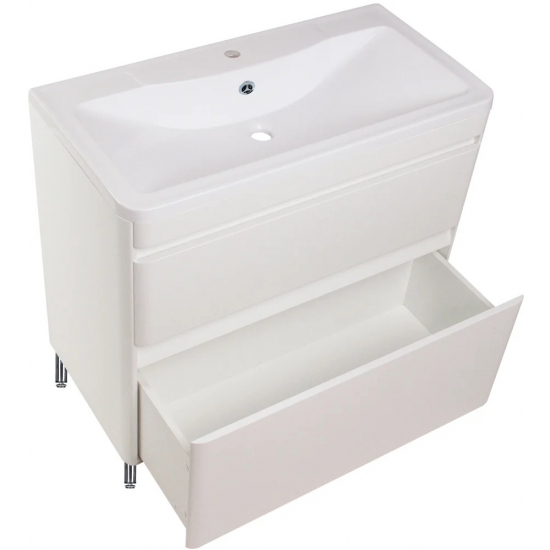 Тумба с раковиной STYLE LINE Атлантика 90 Люкс Plus, напольная, антискрейч