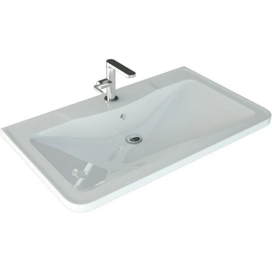 Тумба с раковиной STYLE LINE Атлантика 90 Люкс Plus, напольная,старое дерево