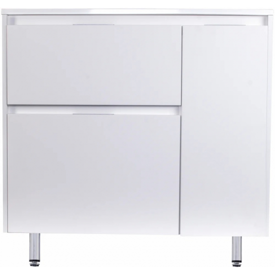 Тумба с раковиной STYLE LINE Барселона 90 Люкс Plus L, с бельевой корзиной