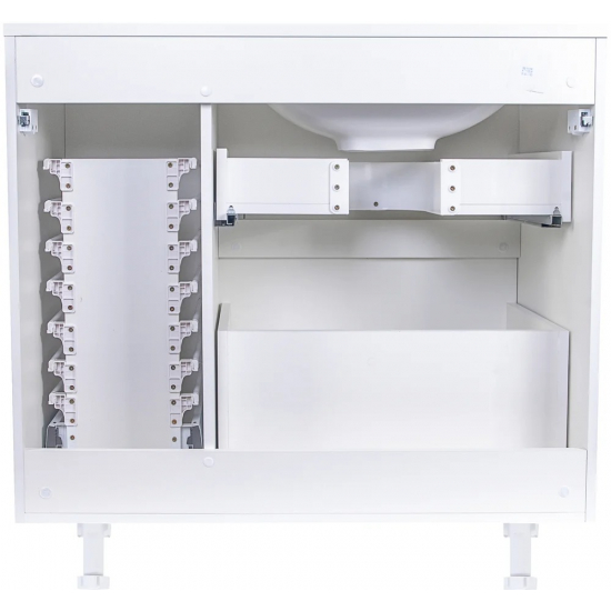 Тумба с раковиной STYLE LINE Барселона 90 Люкс Plus L, с бельевой корзиной