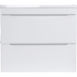 Тумба с раковиной STYLE LINE Бергамо Мини 60 Люкс Plus подвесная, антискрейтч белая