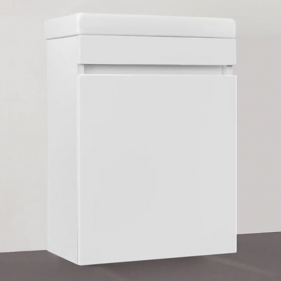 Тумба с раковиной STYLE LINE Compact 40 Люкс, белая