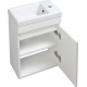 Тумба с раковиной STYLE LINE Compact 40 Люкс, белая