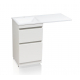 Тумба с раковиной STYLE LINE Даллас 100 Люкс Plus L напольная, белая, 2 ящика