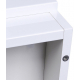 Тумба с раковиной STYLE LINE Даллас 150 Люкс Plus R напольная, белая, 3 ящика