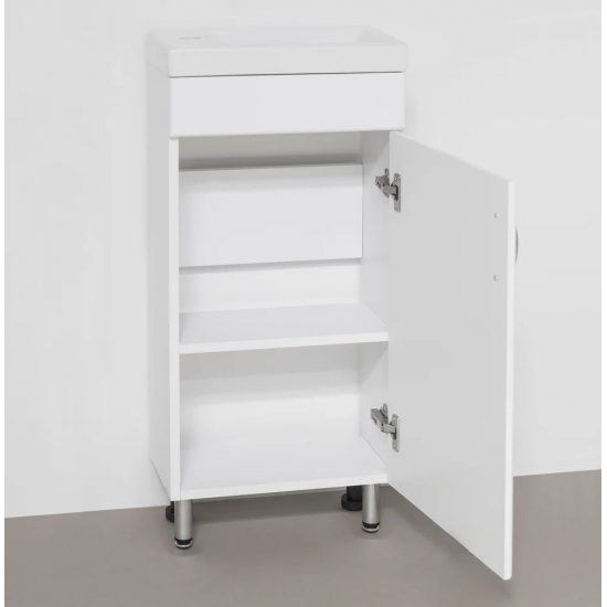 Тумба с раковиной STYLE LINE Эко Стандарт №1 40 белая