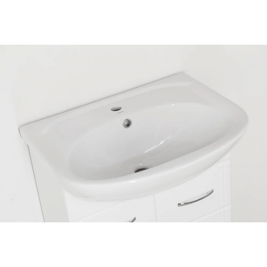 Тумба с раковиной STYLE LINE Эко Стандарт №11 61 белая