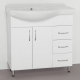 Тумба с раковиной STYLE LINE Эко Стандарт №25 82 белая, правая