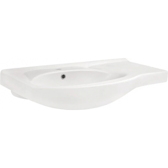 Тумба с раковиной STYLE LINE Эко Стандарт №25 82 белая, правая