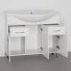 Тумба с раковиной STYLE LINE Эко Стандарт №26 100 белая