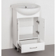 Тумба с раковиной STYLE LINE Эко Стандарт №9/1Б 50 белая