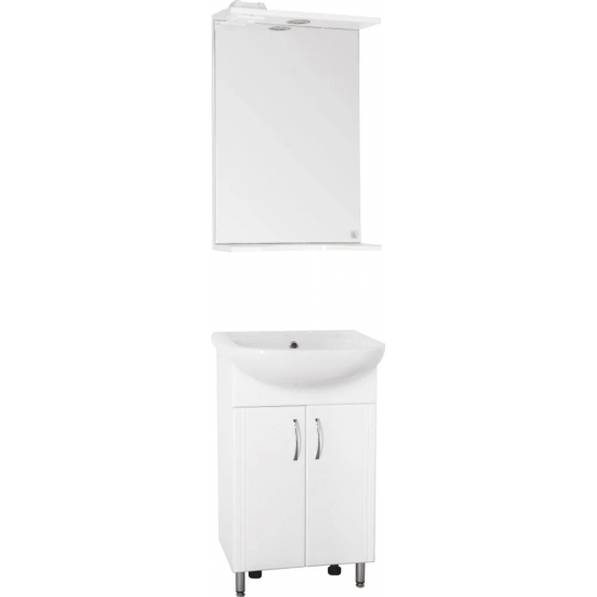 Тумба с раковиной STYLE LINE Эко Стандарт №9 50 белая