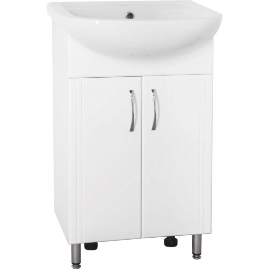 Тумба с раковиной STYLE LINE Эко Стандарт №9 50 белая