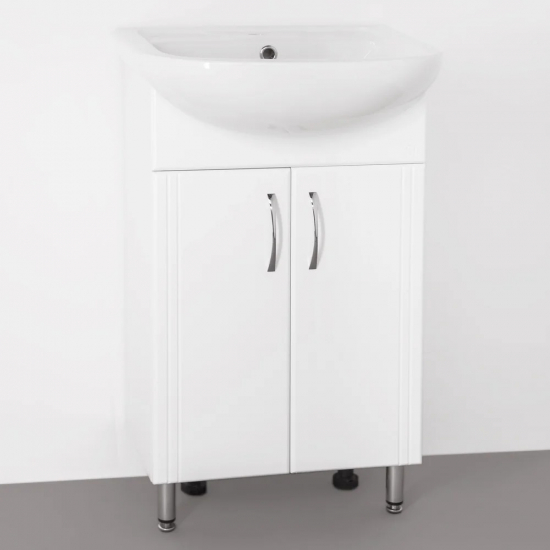 Тумба с раковиной STYLE LINE Эко Стандарт №9 50 белая