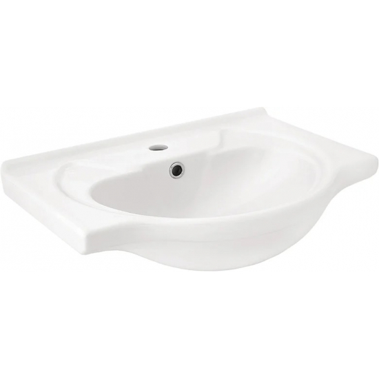 Тумба с раковиной STYLE LINE Эко Волна №9 60 белая