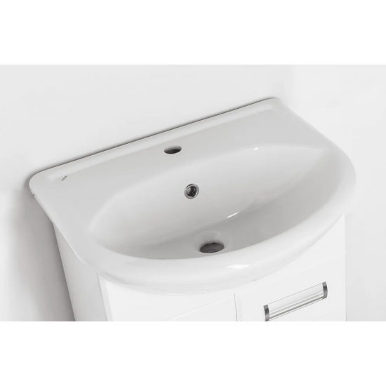 Тумба с раковиной STYLE LINE Ирис 55 белая