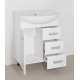 Тумба с раковиной STYLE LINE Ирис 65 белая