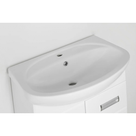 Тумба с раковиной STYLE LINE Ирис 65 белая