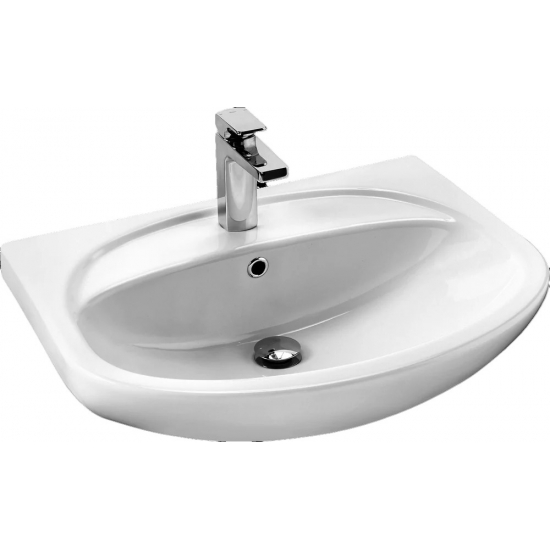 Тумба с раковиной STYLE LINE Ирис 65 белая