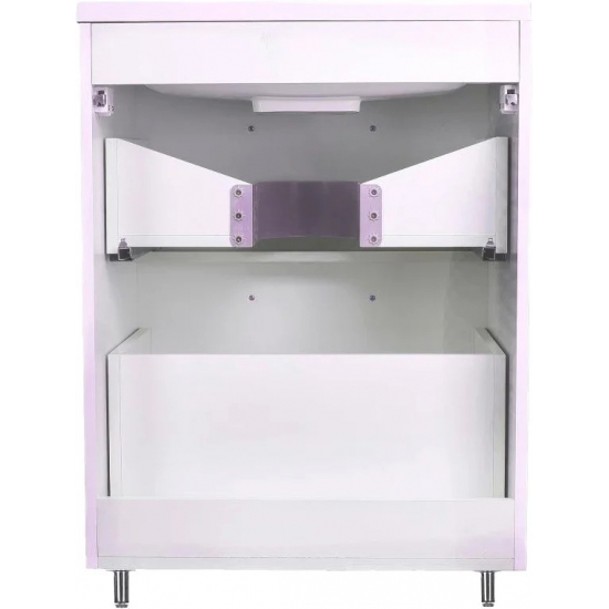 Тумба с раковиной STYLE LINE Каре 60 напольная, Люкс Plus, белая